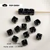 Bolsa pequeña de cubos de queso de colores variados, colgante para teléfono móvil pequeño, joyería, pendientes, pulsera, accesorios de cuentas DIY, cuentas sueltas de colores