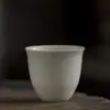 Ceniza de madera cerámica gaiwan taza para preparar té de roca esmalte gris juego de té Kung Fu tetera taza de té taza del anfitrión taza de la justicia