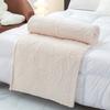 Fabricante Procesa y Personaliza Manta de Felpa de Color Puro de Una Capa Tipo Torre, Manta para Siesta Jacquard Estéreo, Manta para Aire Acondicionado de Oficina