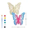Kit de Pintura Manual DIY en Stock: Colgante de Mariposa de Madera con Láser para Niños Manualidad Decorativa Creativa con Graffiti