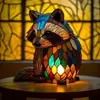 Adornos de resina de la nueva serie de perros transfronterizos, luz nocturna LED, arte, estatua de animal, decoración creativa para el hogar, escritorio