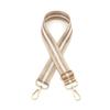 Nueva correa de hombro ancha de nailon colorida, línea dorada brillante, accesorios para bolsos, correa ajustable para hombro, bandolera, correa larga de repuesto
