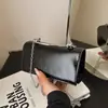 Bolso de Cadena Nuevo Primavera 2025 para Mujer Moda Simple Elegante Bandolera de un Solo Hombro Bolso Cuadrado Pequeño de Mano Retro para Mujer