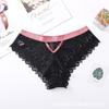 Venta Caliente Europea y Americana Tirante Cruzado de Lazo Ropa Interior Femenina Cintura Media Sexy Encaje Bragas Amazon Ebay