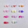 Nueva rosa floreciente desgaste uña pieza de manicura joyería Día de San Valentín Camelia flor de cerezo tridimensional en línea joyería de celebridades