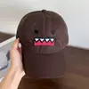 Más fácil para Combinar Gorra de Béisbol con Visera Ancha Bordada de Oso Polar que Muestra la Cara Gorra de Béisbol Pequeña Circunferencia de Cabeza Grande Gorra de Béisbol de Moda