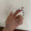 Artefacto perezoso para moño alto con cabeza de bola, horquilla estilo coreano para mujer, accesorios elegantes para el cabello de Corea del Sur, nuevo estilo 2022, peine al por mayor