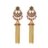 Pendientes Exagerados con Borlas Estilo Bohemio Retro Diseño de Nicho para Mujer Joyería para Orejas Estilo Étnico Pendientes Exóticos
