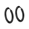 Serie Negra Estilo Punk Acero de Titanio Clips para Oreja Sin Perforaciones para Hombres y Mujeres Moda Estilo Coreano Personalizados de Forma Especial Pendientes Venta al por Mayor