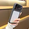 Funda de teléfono magnética de silicona transparente con ventana grande adecuada para Apple 17PROMAX, funda protectora anti-caídas 15/16 de moda
