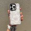 Capa de celular branca para iPhone 17, com pintura UV e impressão de alta definição de flor branca, mais vendida na Amazon, capas no atacado disponíveis para design personalizado