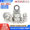 Tuerca Hexagonal de Acero Inoxidable 304/316/201 Tapa de Tornillo Hexagonal Tuerca de Apriete Manual Fábrica Dongming M3-M64