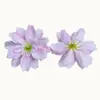 Simulación Flores de Begonia Impresas en 3D DIY Tela de Seda Flores Artificiales Adorno para el Cabello Pasador Paquete de Materiales de Flores Adornos Pequeños para Fotografía del Hogar