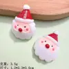 Joias de Resina Série Papai Noel Acessórios DIY Feito à Mão Capa de Celular Grampo de Cabelo Cordão para Cabelo Caixa de Armazenamento Pingente para Pendurar em Bolsa