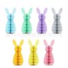 Enfeites de coelho de Páscoa transfronteiriços, artesanato criativo em papel, decoração de mesa, enfeites, decoração de ovos para casa