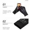 Guantes Calientes de Otoño e Invierno para Hombre Conducir Más Terciopelo A prueba de Viento Antideslizantes Pantalla Táctil Impermeables Ciclismo al Aire Libre Guantes Calientes Venta al por Mayor