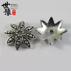 Acessórios de Joalheria DIY Prata Xizang Retrô Liga Porta-Flor Chapéu de Flor Pendente para Carro Chaveiro Borla Porta-Flor Espaçador Acessórios