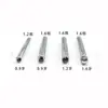 Uña de Lengua de Aleación de Titanio F136 Pulida Doble Punta Rosca Interna Uña de Labio Recto Uña de Oreja Uña de Cartílago del Oído Joyería de Piercing de Titanio G23