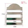 Hebilla Metálica Trapezoidal para Ajuste de Longitud de Correa de Mochila 15/20/25/30mm Hebilla de Tres Posiciones para Correa de Equipaje