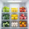 Cajas de almacenamiento, organizadores y recipientes para alimentos para refrigerador - Soluciones de almacenamiento específicas para la cocina para huevos, verduras y alimentos congelados, hechos con materiales de grado alimenticio