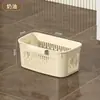 Cesta de Lavandería Hogar Cesta de Almacenamiento de Gran Capacidad Baño Ducha Cesta de Lavandería Ropa Sucia Baño Ropa Sucia Cesto Barril de Ropa