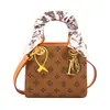 Bolsa Princesa Diana Vintage de Alta Qualidade para Mulheres 2026 Novo Modelo Bolsa de Ombro Transversal com Textura Versátil e Bolsa de Mão Elegante Estampada