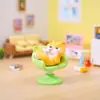 Nuevo Juguete Infantil de Dibujos Animados Creativo Silla de Gato Naranja Caja Sorpresa Feliz Adorno de Escritorio de Moda Decoración de Coche Regalo