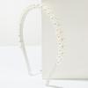 Diadema de Perlas Enrolladas Hecha a Mano Estilo Coreano Francesa Combinable para Salir Estilo Hada Mori Súper de Hada Diadema Presión Cabello Lavado Accesorios para el Cabello