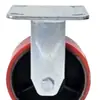Rueda Giratoria Universal de Poliuretano con Núcleo de Hierro de Alta Resistencia, Rueda Silenciosa Resistente al Desgaste para Carrito, Remolque, Tablero