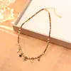 Collar de Girasol de Piedra Natural Maillard, Cadena para Clavícula Versátil de Moda de Alta Gama, Cadena para Suéter Estrella de Diseño de Nicho