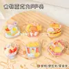 Clips acrílicos PP con temática de comida, lindos sujetadores de notas adhesivas de dibujos animados, clips selladores creativos y elegantes, papelería para decorar diarios, al por mayor