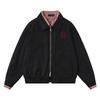Damasco Xadrez Laps Falso Duas Peças Patchwork Jaqueta para Homens e Mulheres Primavera Nova Solta BF American College Casal Jaqueta