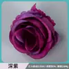 Rosa rizada pequeña de simulación 5.5cm cabeza de flor pared de flores arreglo floral decoración del hogar pinza para el pelo flor manualidad DIY decoración flor artificial