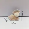 Llavero de Animales de Dibujos Animados de Resina 3D Flocado Lindo Cadena para Teléfono DIY Colgante de Joyería Hecho a Mano Venta al por Mayor