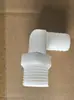 Conector de Rosca Macho de Plástico Cotovelo com Espigão Cabeça de Torneira Macho 1 Polegada - Cotovelo com Espigão 20