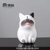 Enfeites de Gato Fofos Resina Criativa Presente de Aniversário Feminino Mesa de Trabalho Escritório Casa Mesa de Trabalho Desenho Animado Artesanato Decorativo