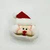Broche de pelúcia de desenho animado de Natal transfronteiriço, Papai Noel fofo, árvore de Natal, chapéu de Natal, decoração de rena