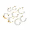 Pendientes de Moda Estilo Ins de Venta Caliente Transfronterizos Lujo Accesible Pendientes de Perla que No se Desvanecen Pendientes de Gama Alta de Nicho para Mujer