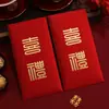 Sobre Rojo Boda Tarjeta Dura Nueva Personaje Bolsa Grande de Sobre Rojo Regalo de Agradecimiento Boda Contribución Estilo Chino Li Shi Feng