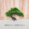 Sala de Estar Única Acolhedora Pinus Plástico Falso Planta Verde Cipreste Pinheiro Árvore em Vaso Rochoso Paisagismo Arranjo de Flores Pequenos Ornamentos Decorativos
