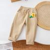 Bloomers ao ar livre de primavera e outono para menina 2023 novo estilo coreano casual all-match bow calças de renda harém infantil