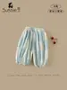 Pantalones Casuales para Niñas Verano Nuevo Estilo Bebé Clase A Anti-Mosquitos Estilo Coreano Pantalones Delgados para Bebés Niñas Pantalones Refrigerados Ropa para Niños