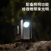 Ventilador de cuello y cintura colgante para exteriores, larga duración, iluminable, USB, portátil, recargable, mini ventilador de escritorio sin aspas