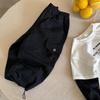 Calças Compridas Infantis Novidades Primavera e Outono 2025 Meninos e Meninas Calças Cargo com Bolsos Calças Jogger com Cordão para Bebê Liquidação