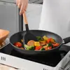 Set de diez piezas de utensilios de cocina de silicona negra con tubo de almacenamiento negro antiadherente, espátula de cocina y juego de cucharas de silicona suave