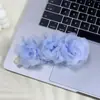 Pinza de Plátano de Flor de Malla Estilo Hada Camelia 3D Pasador Fresco y Dulce Pinza de Doble Cara Accesorio Versátil para el Cabello