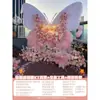 Decoración de Escena de Cumpleaños para Ceremonia de Adulto de 18 Años Chica Red Social Tema Mariposa Súper Tablero KT Fondo con Sentido Avanzado