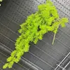 Planta artificial de plástico pendurado videira grama persa abeto do sul parede pendurado eucalipto videira rattan planta verde shopping ar videira