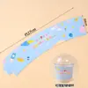 Decoração de Bolo para Dia das Crianças Celebridade da Internet Inserções 61 Meninos Meninas Moinhos de Vento Jardim de Infância Copos com Bolhas Sacolas