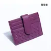 Nova Bolsa de Cartões Estilo Feminino Pequena e Simples Personalidade Estilo Diário Amado Mini Requintada High-end Múltiplos Slots de Cartão Carteira de Mão